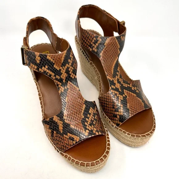 Franco Sarto Treasure3 Womens Espadrille Wedge Sandal - Picture 6 of 14